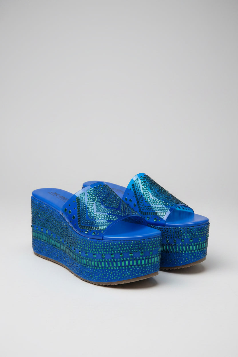 Royal Blue Glow Platform