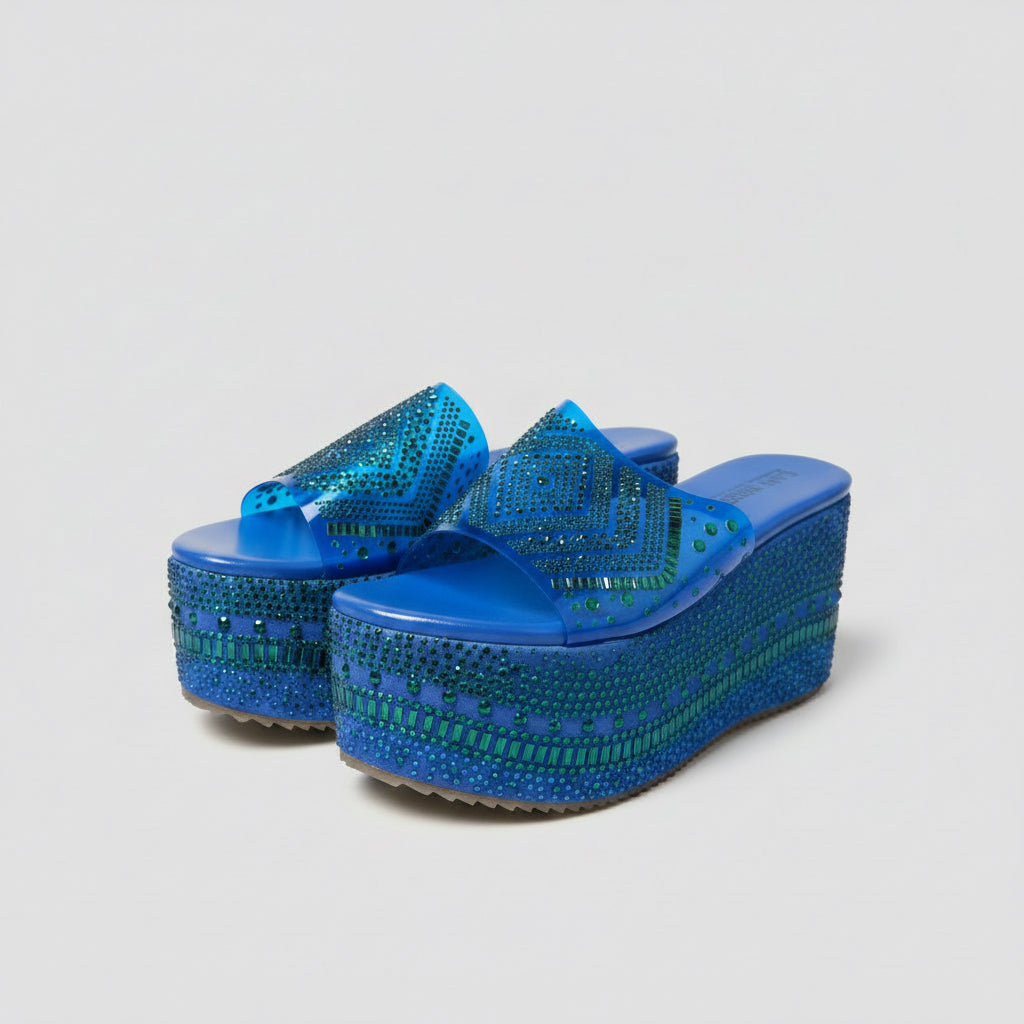 Royal Blue Glow Platform