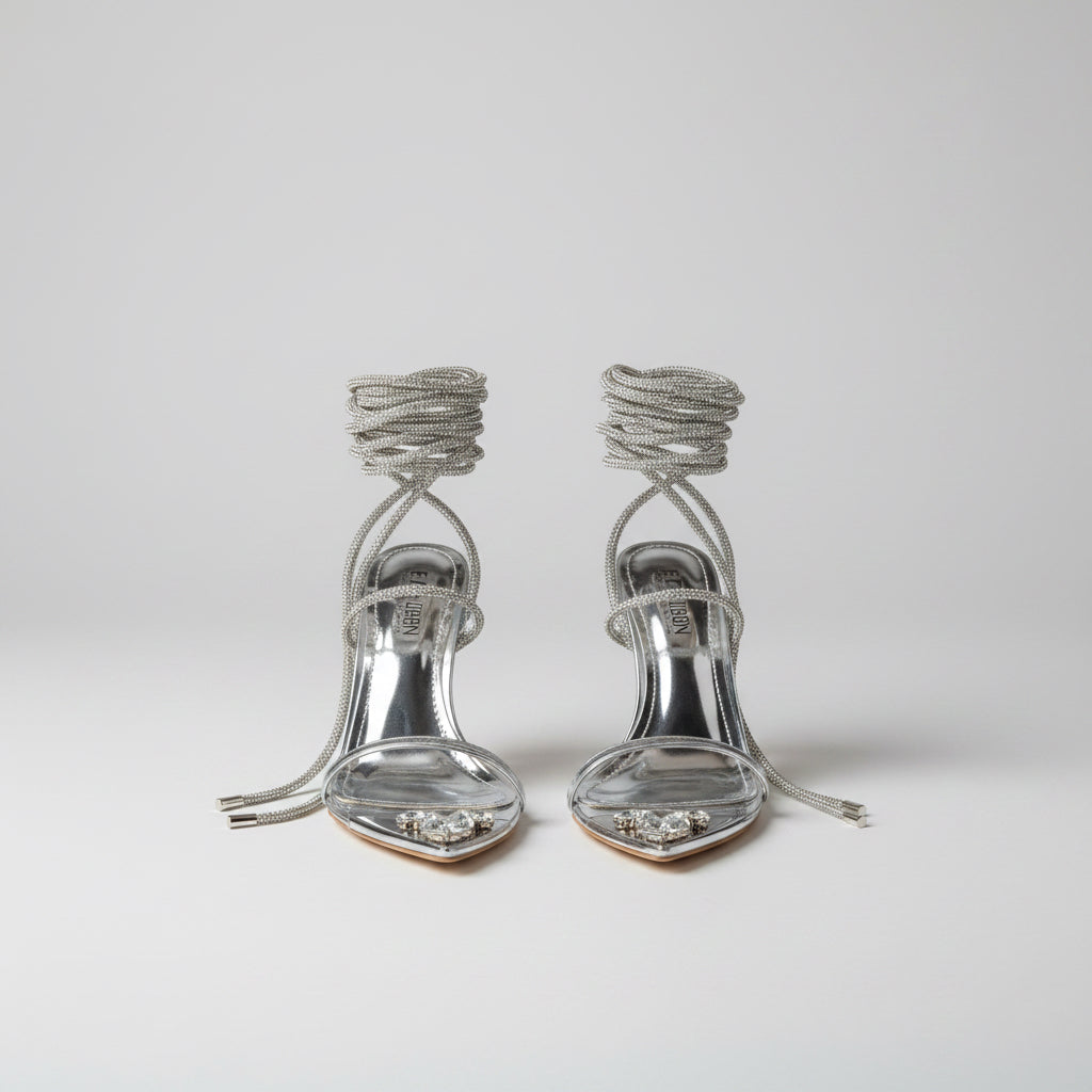Crystal Cascade Heel