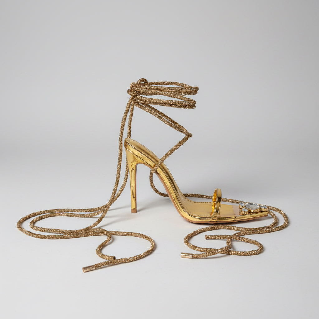 Crystal Cascade Heel